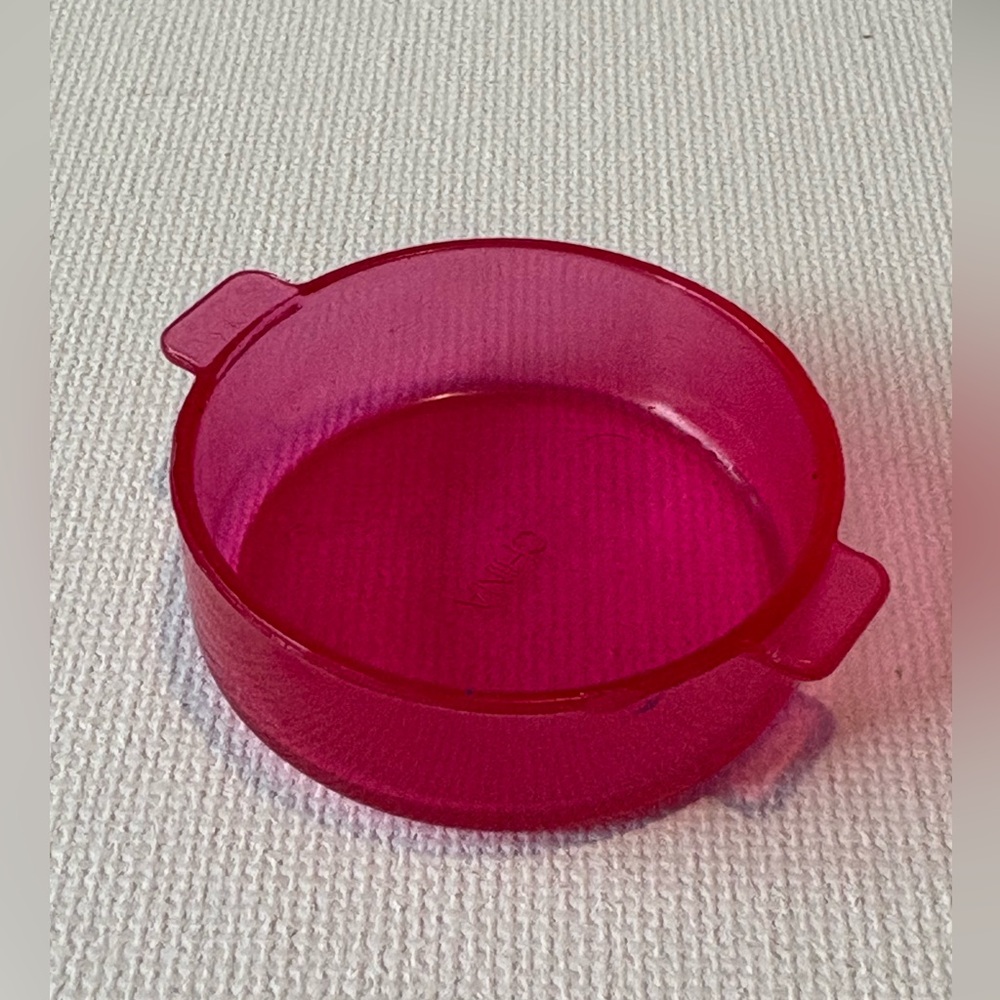 Vintage Barbie Cooking Pot Pink Plastic Dreamhouse Accessories Toys Cake topper